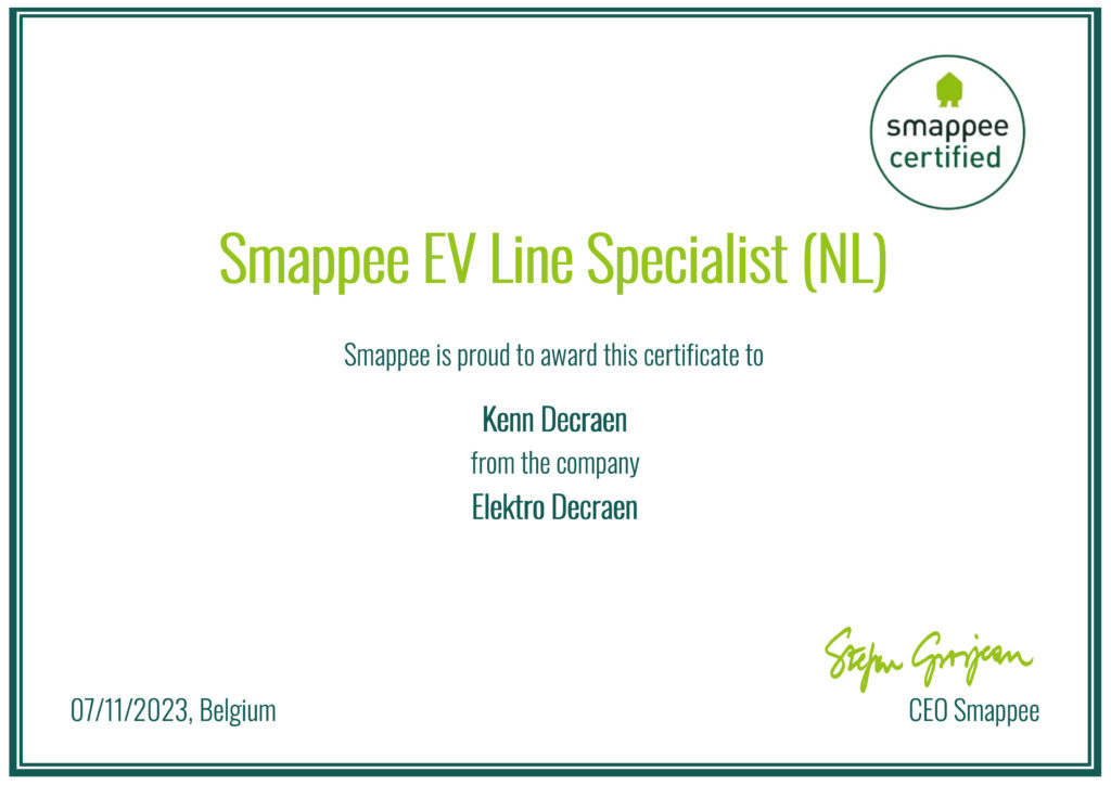 Smappee Certification